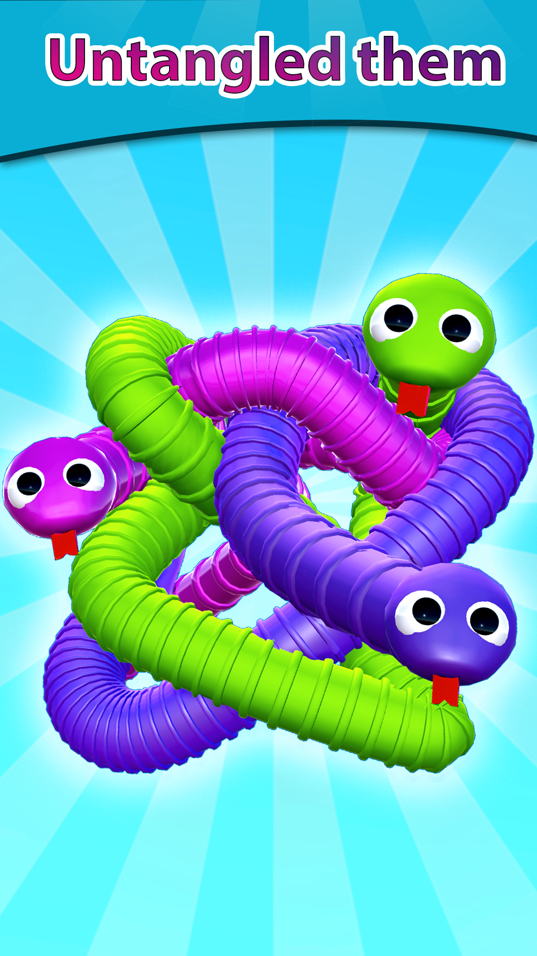 اسکرین شات 1 بازی Tangled Snake - No Wifi Games