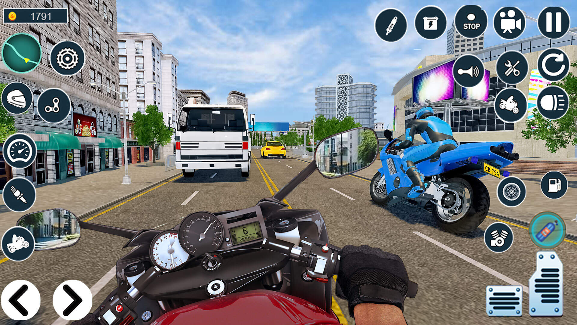 اسکرین شات 2 بازی Moto Bike Racing: Bike Games