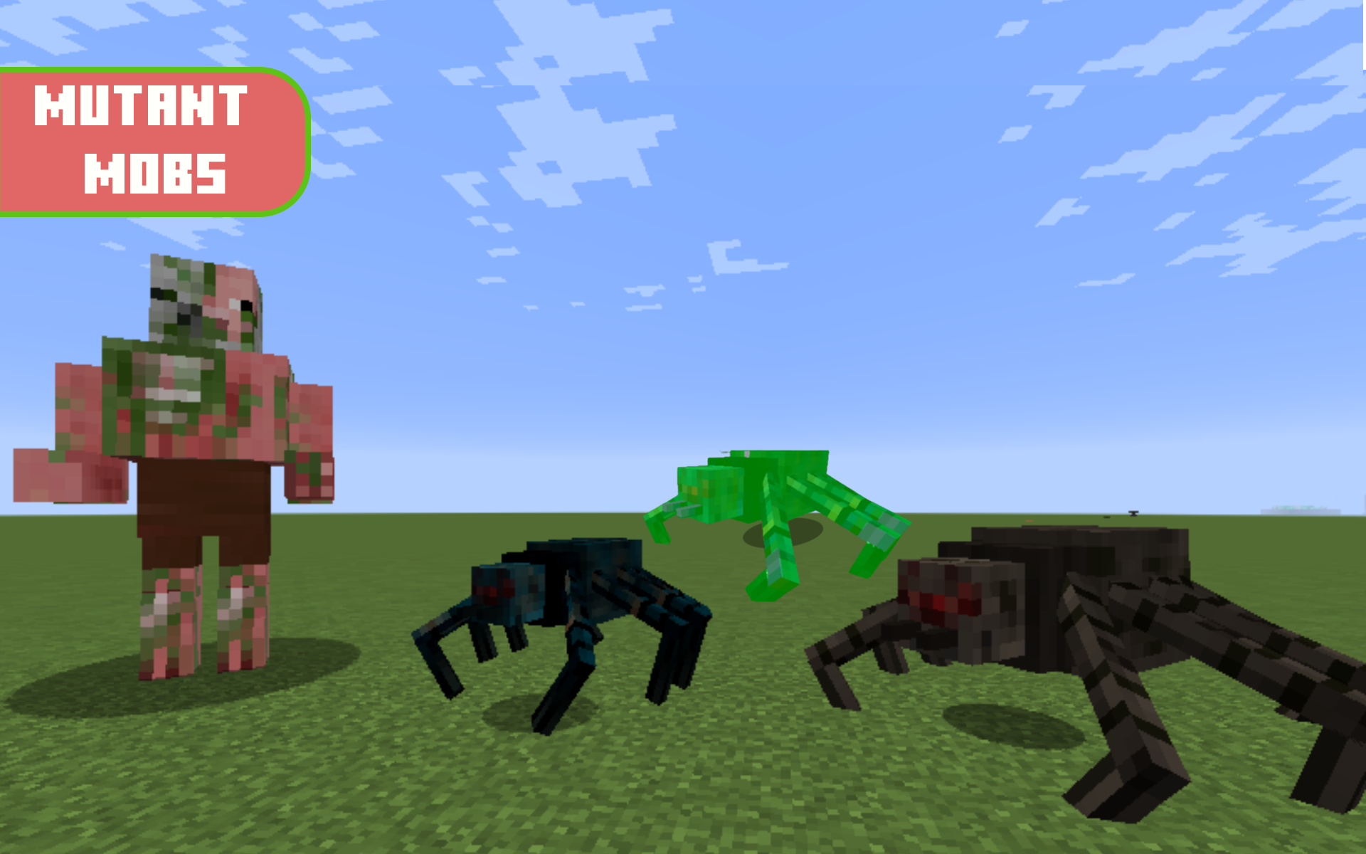 اسکرین شات 4 برنامه Mutant Creatures Mod Minecraft