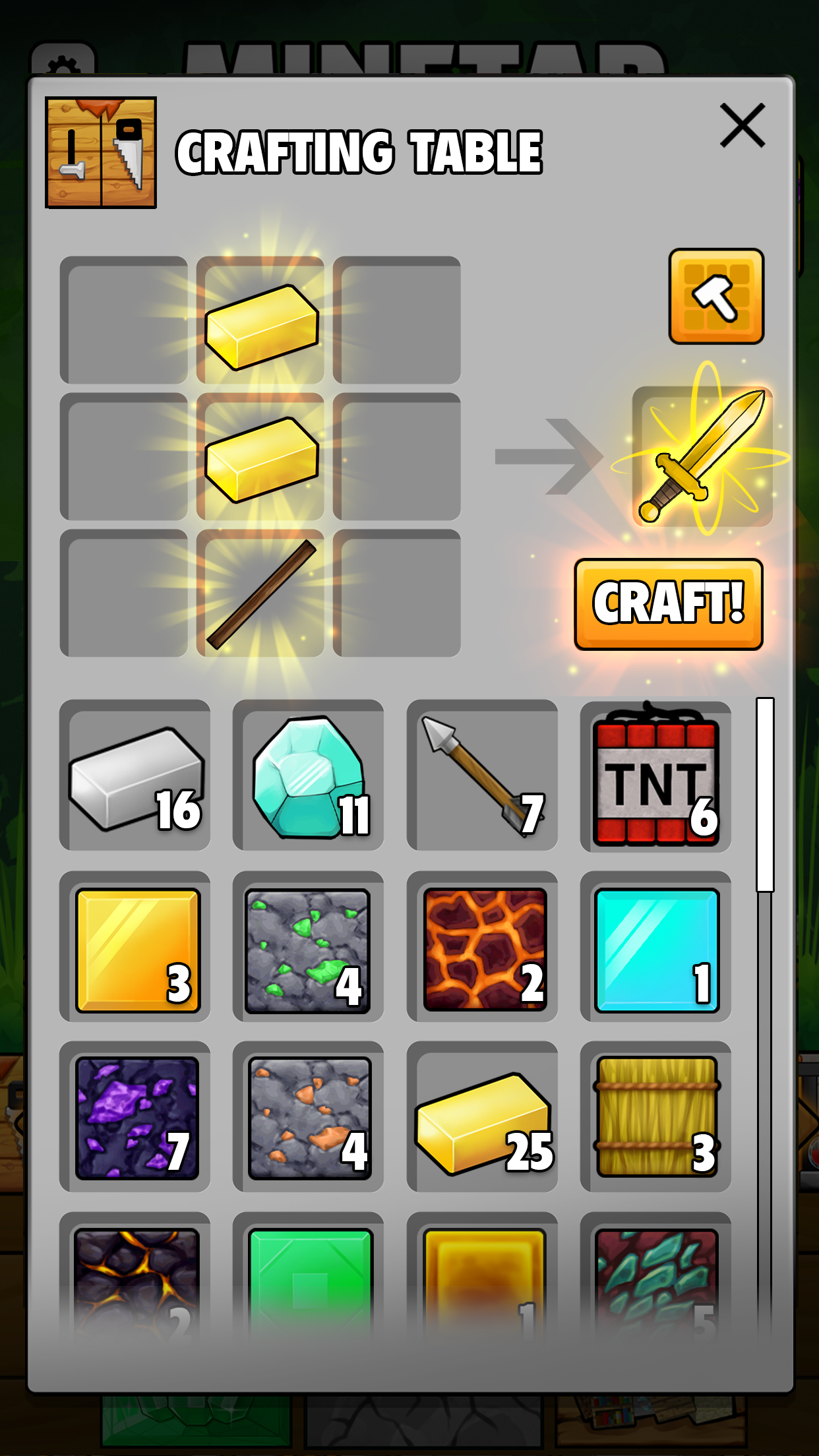 اسکرین شات 3 بازی Minetap – Craft and merge