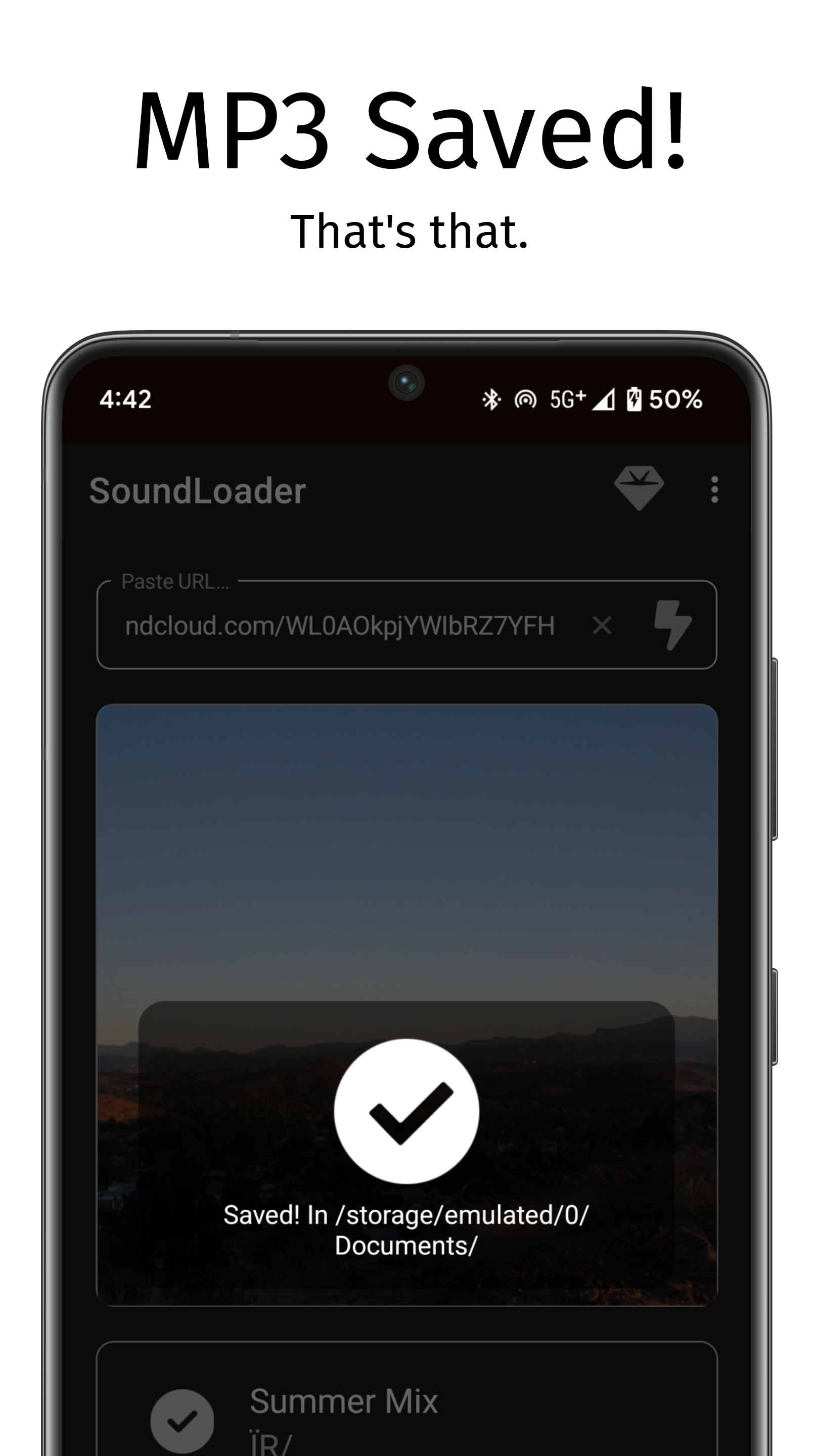 اسکرین شات 4 برنامه SoundLoader MP3 Downloader