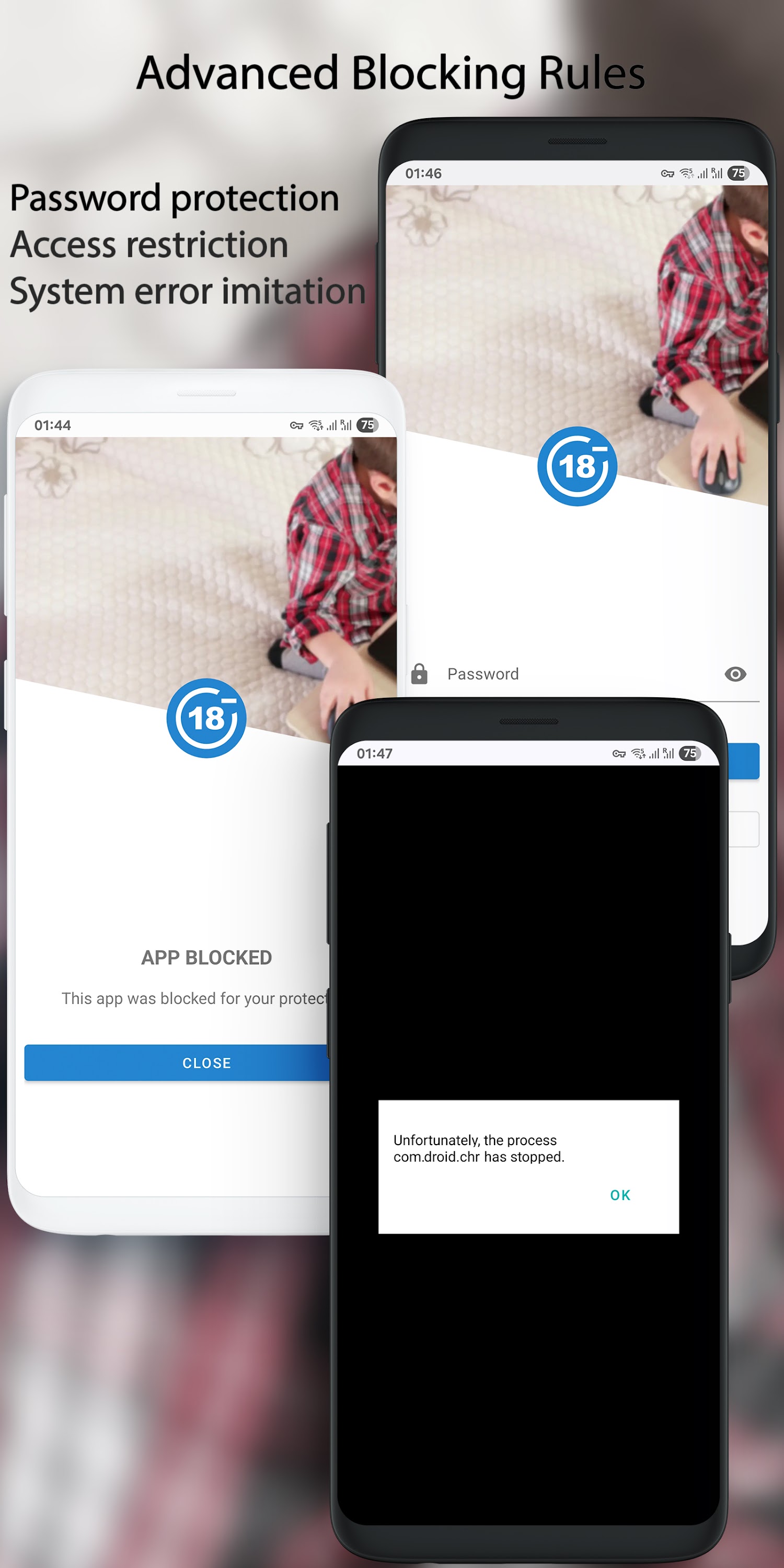 اسکرین شات 5 برنامه Adult Block: Porn Blocker