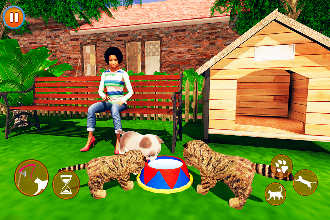 اسکرین شات 2 بازی Virtual Cat Simulator - Open W
