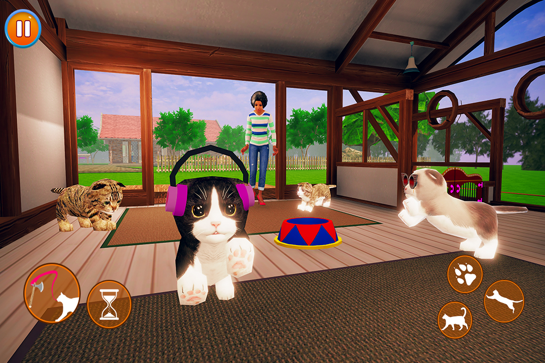 اسکرین شات 4 بازی Virtual Cat Simulator - Open W