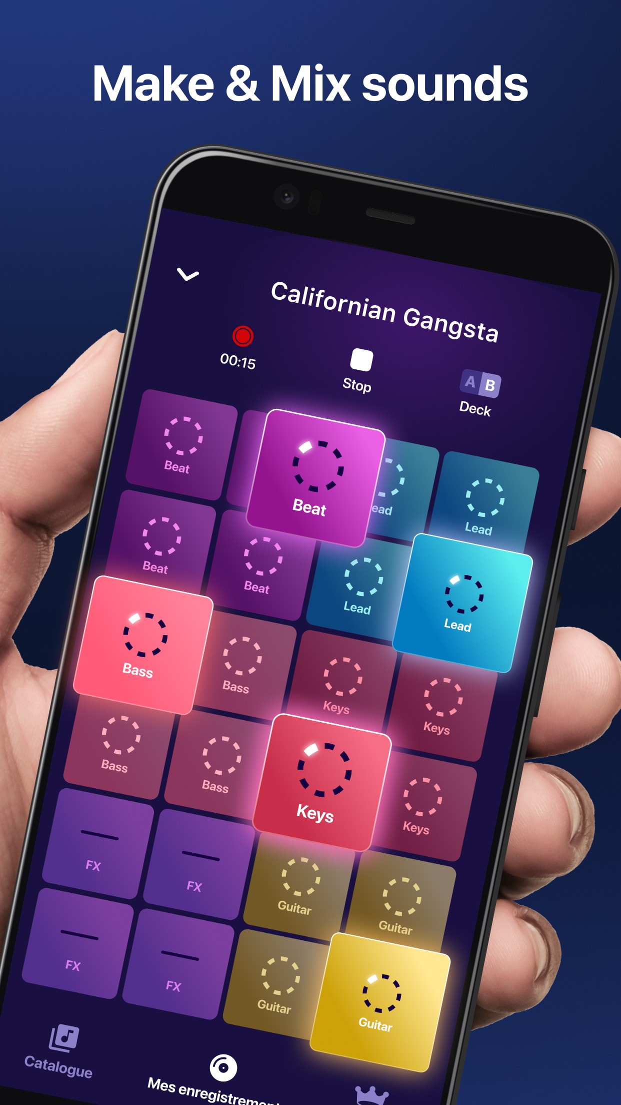 اسکرین شات 1 برنامه Beat Looper Pro - Music Maker