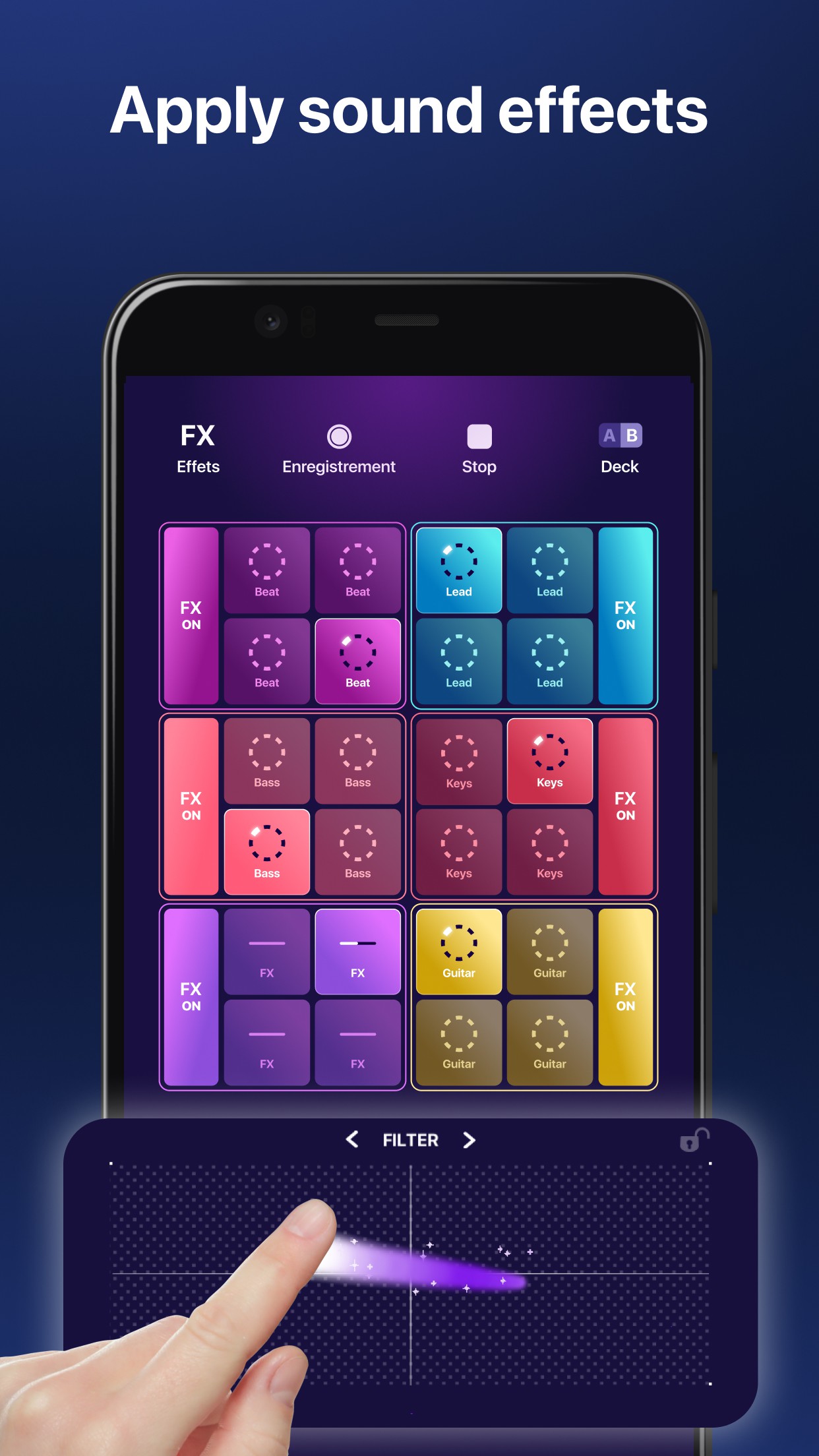 اسکرین شات 3 برنامه Beat Looper Pro - Music Maker