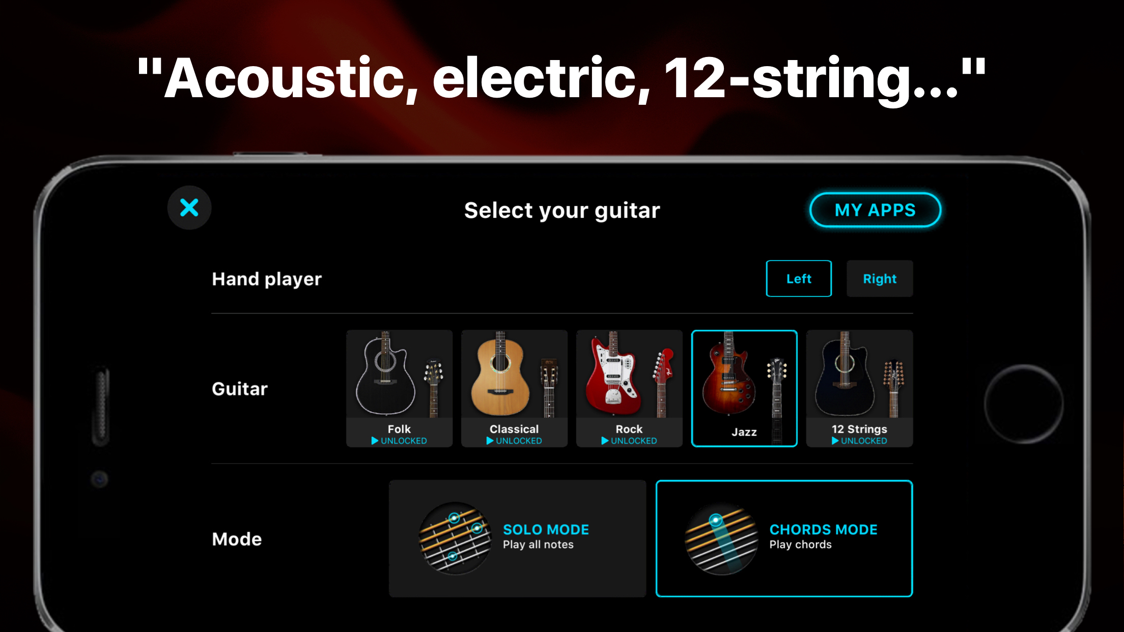اسکرین شات 4 برنامه Guitar - Real games & lessons