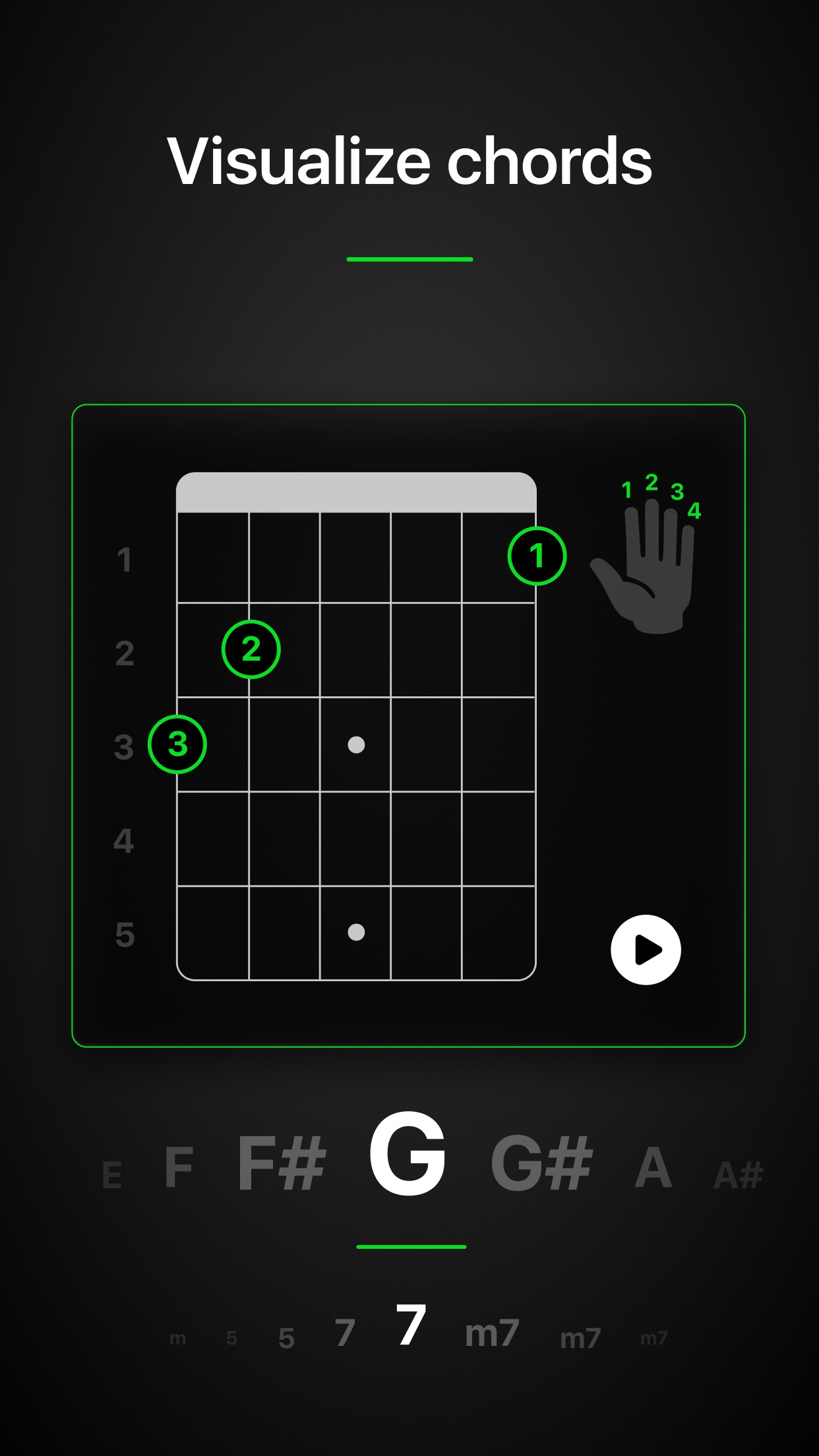 اسکرین شات 6 برنامه Guitar Tuner Pro: Music Tuning