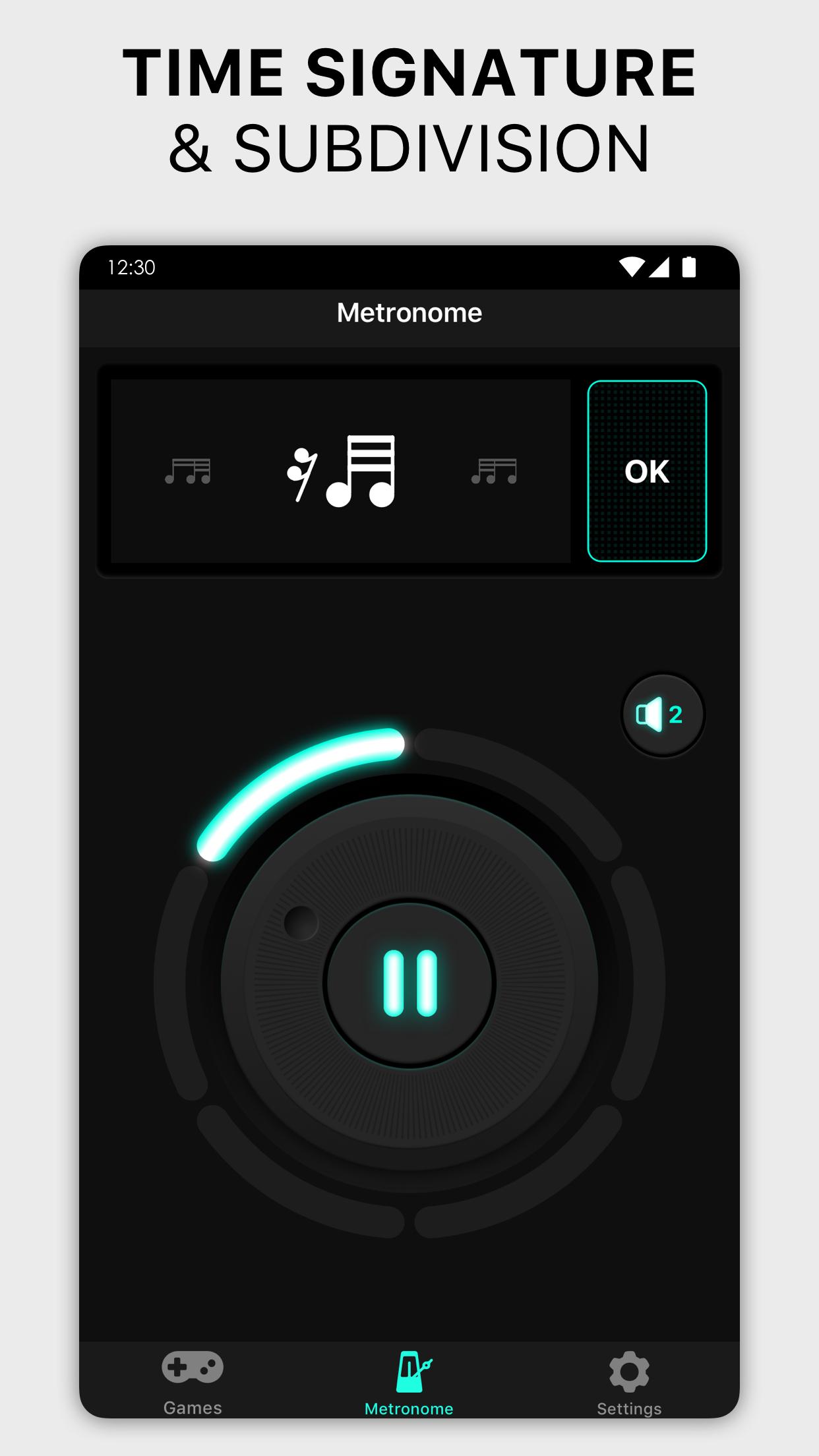 اسکرین شات 5 برنامه Metronome Pro - Beat & Tempo