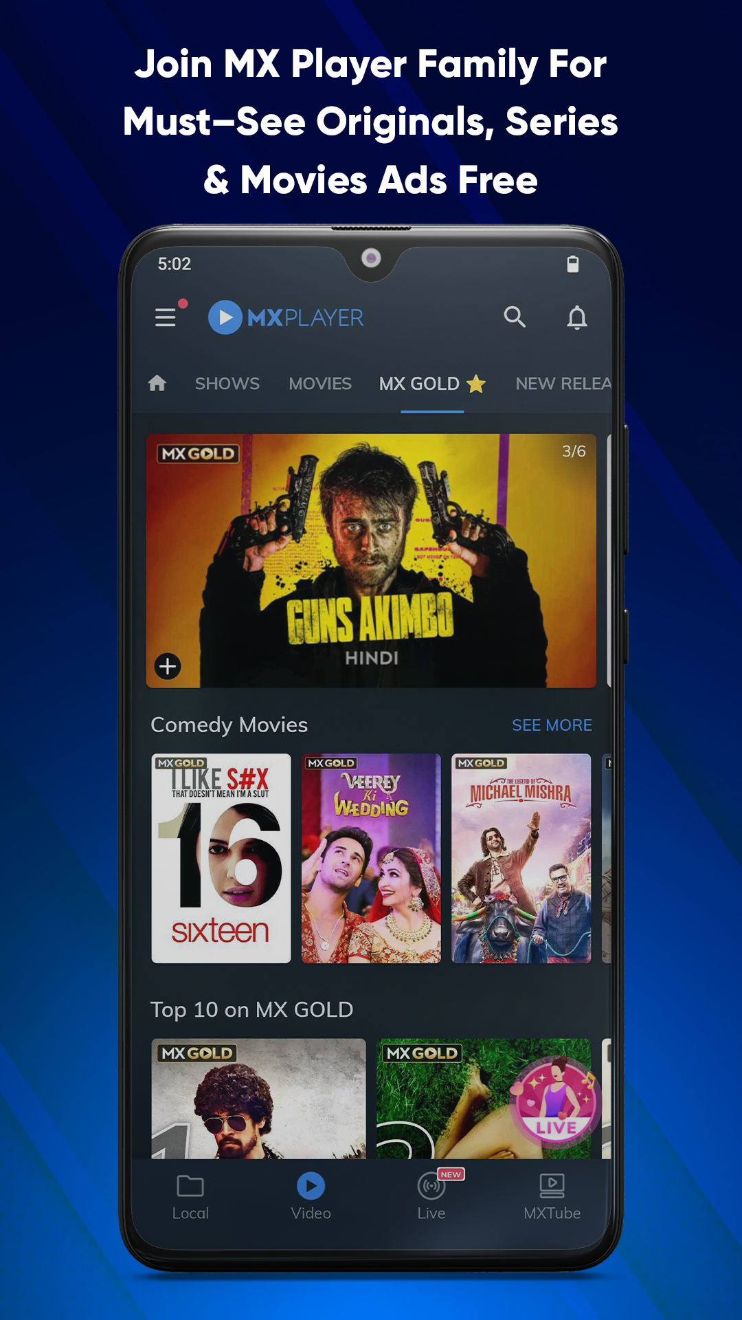 اسکرین شات 8 برنامه MX Player Online: OTT & Videos