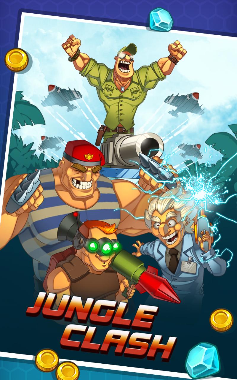 اسکرین شات 1 بازی Jungle Clash