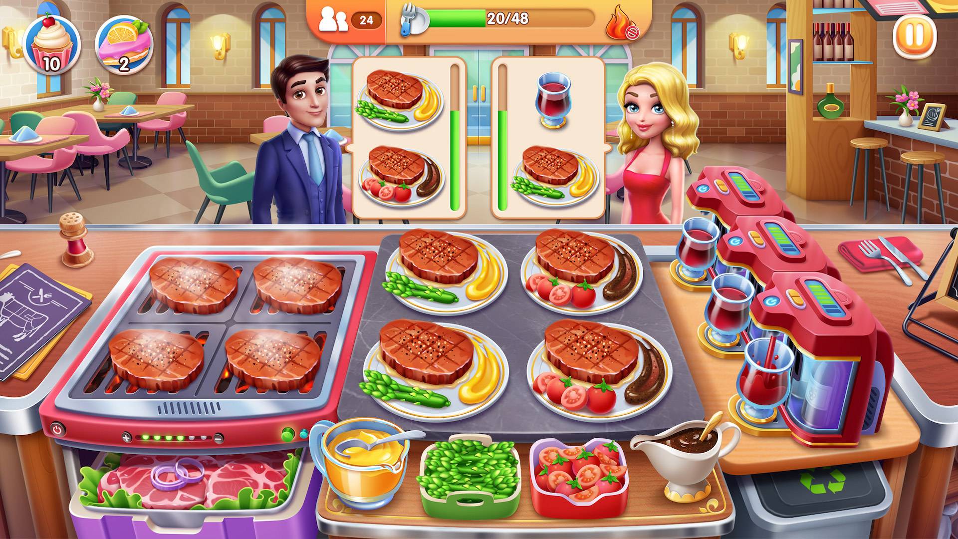 اسکرین شات 1 بازی My Cooking: Restaurant Game