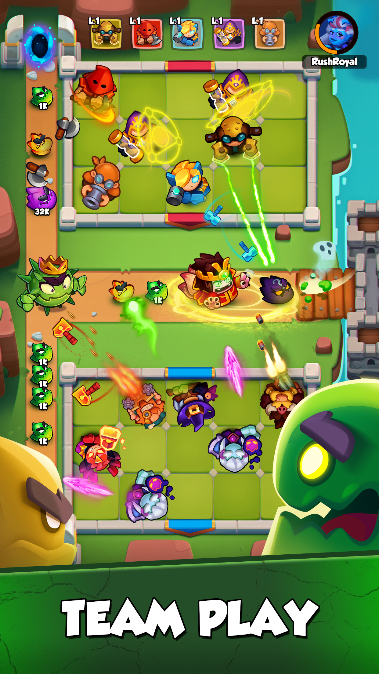 اسکرین شات 6 بازی Rush Royale: Tower Defense TD