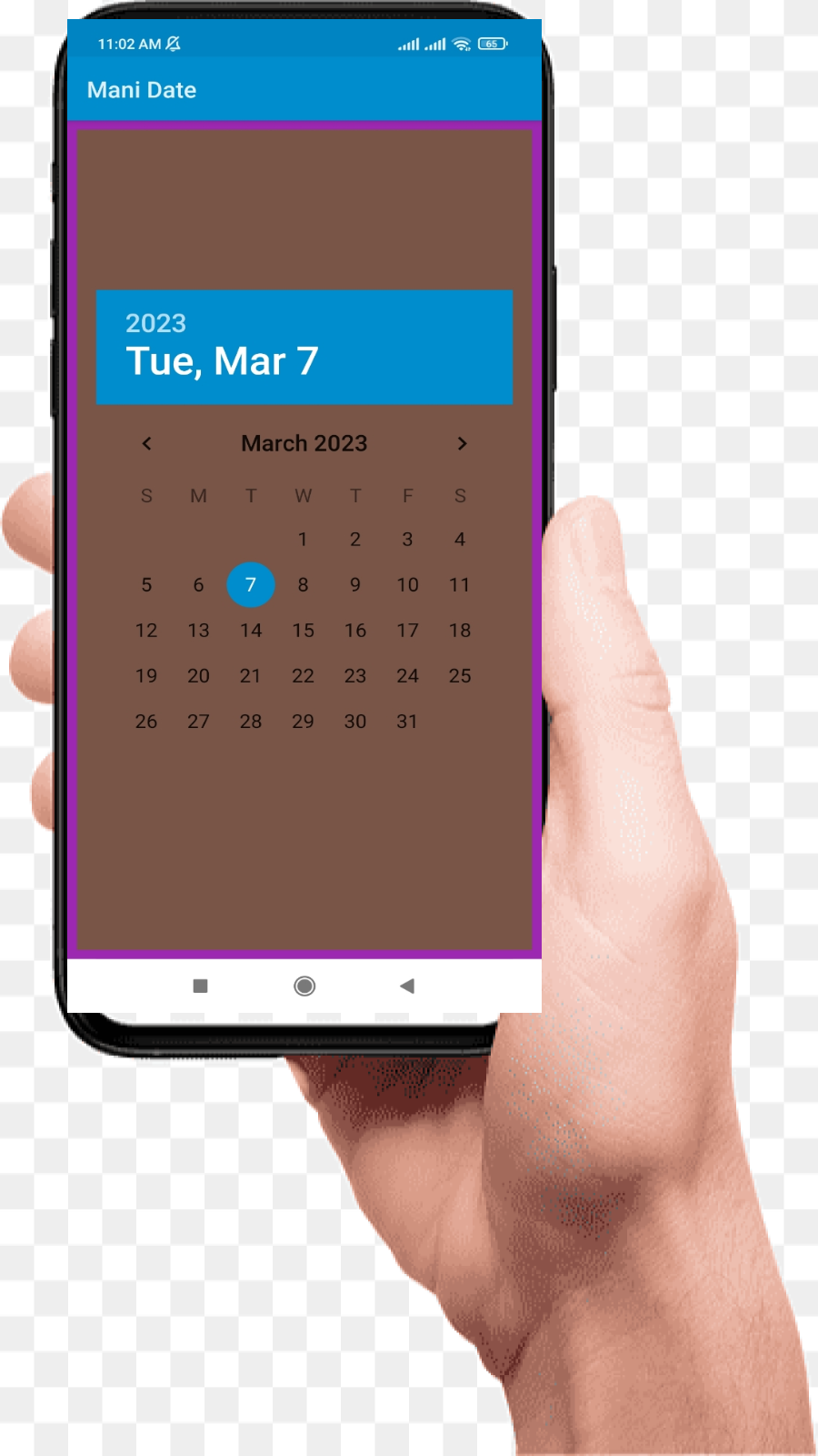 اسکرین شات 3 برنامه مانی دیت (زمان , تاریخ , ...)