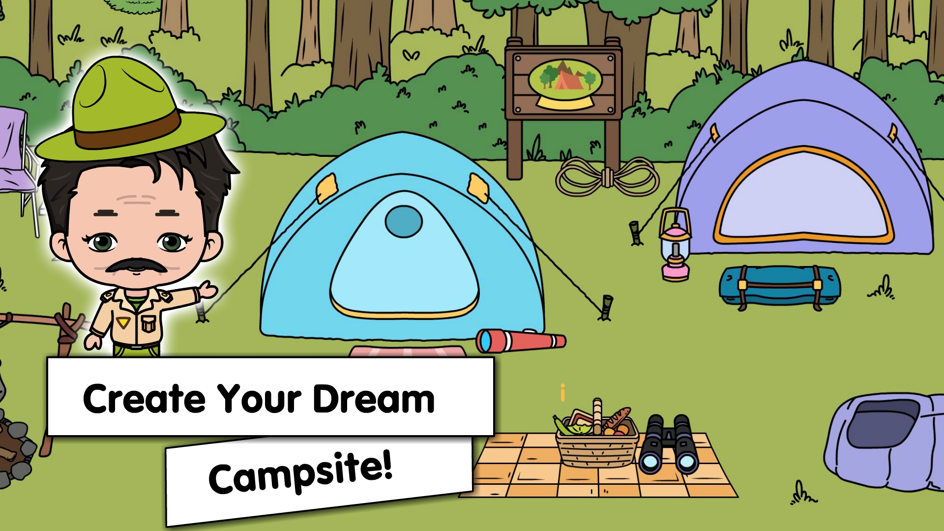 اسکرین شات 1 بازی Tizi Town - My Camping Family