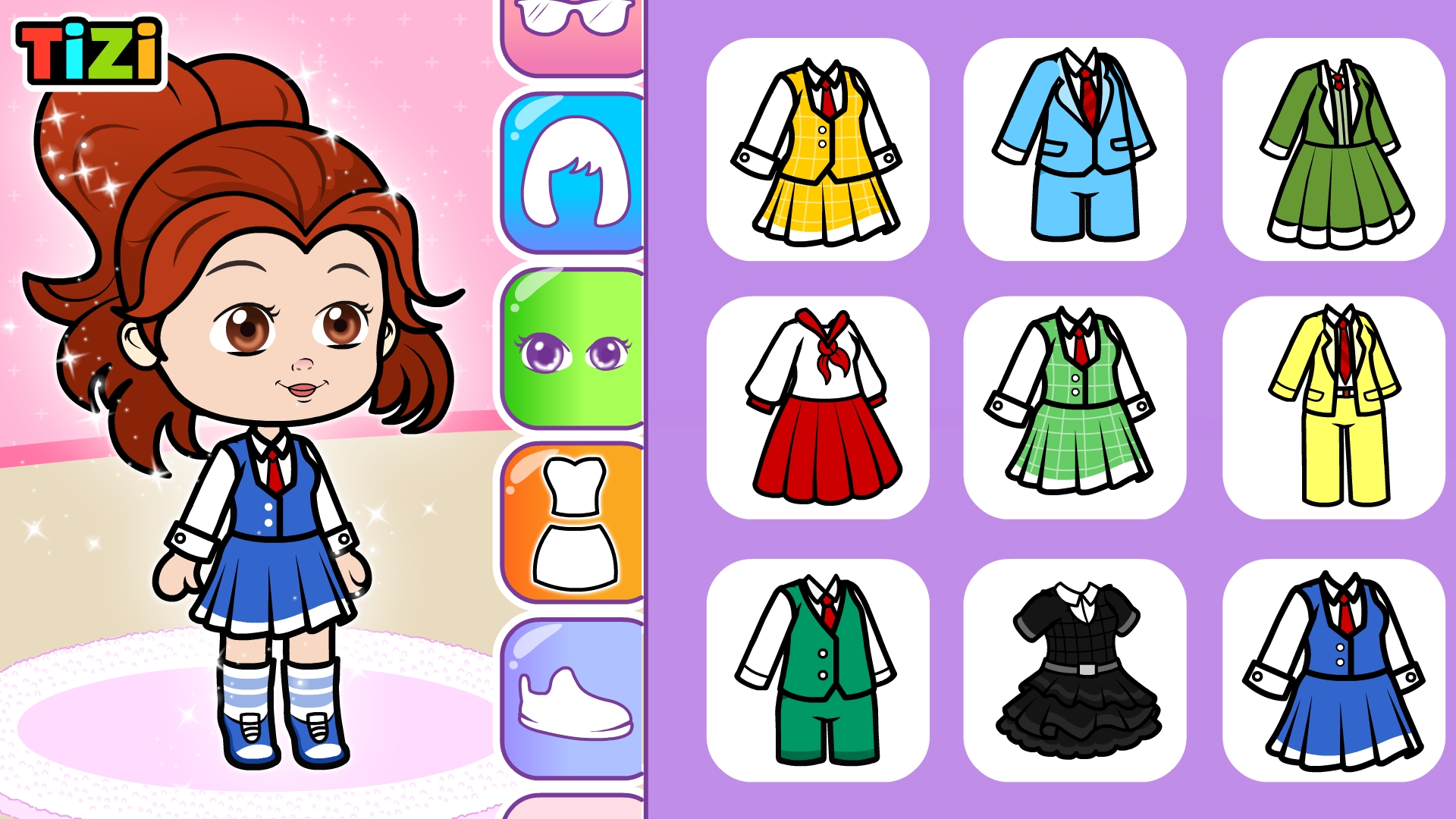 اسکرین شات 1 بازی Tizi Doll Town-My School Games