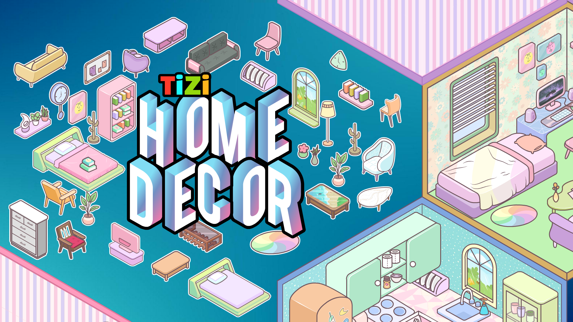 اسکرین شات 6 بازی Tizi Home Interior Design Game