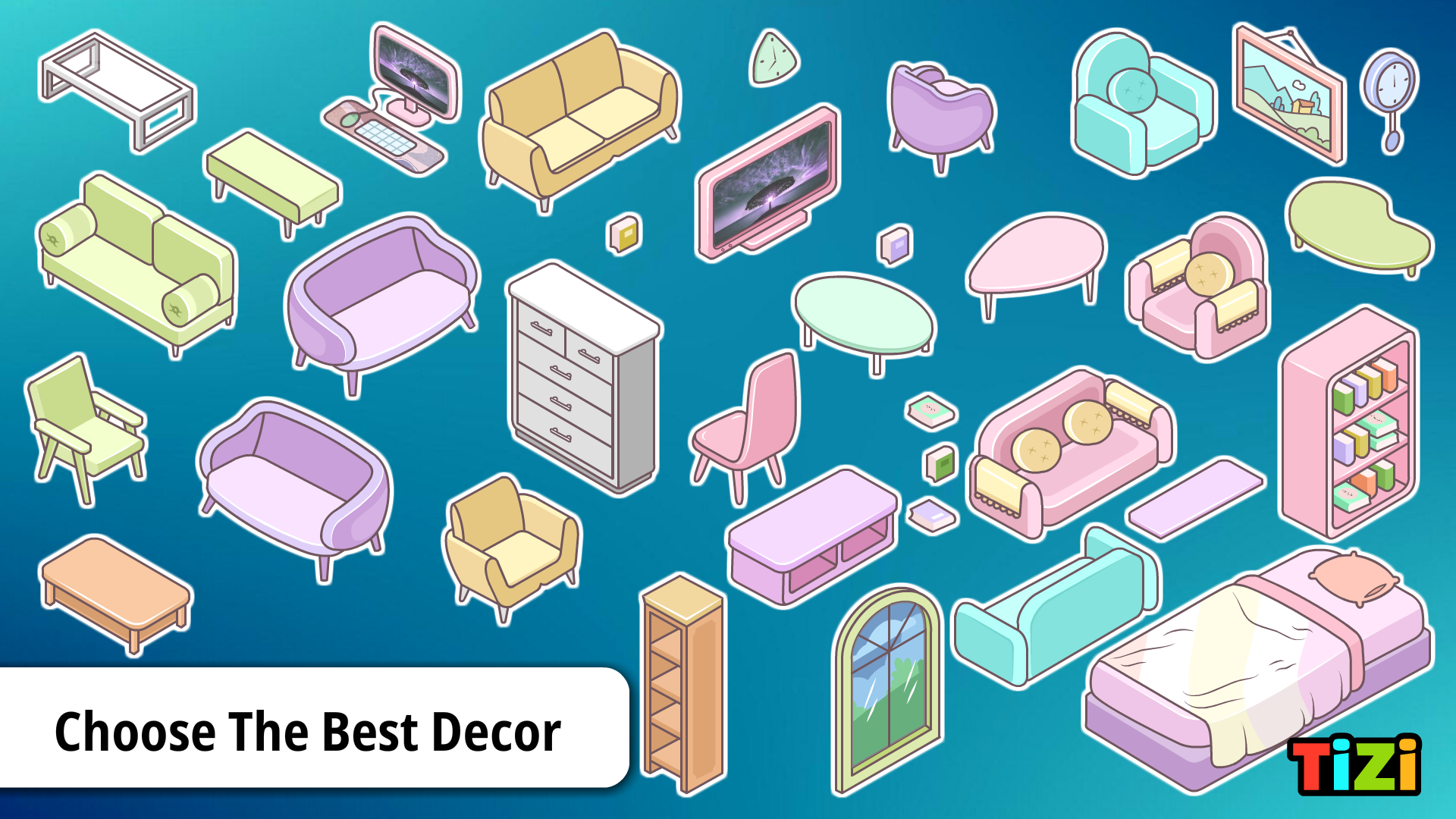 اسکرین شات 3 بازی Tizi Home Interior Design Game