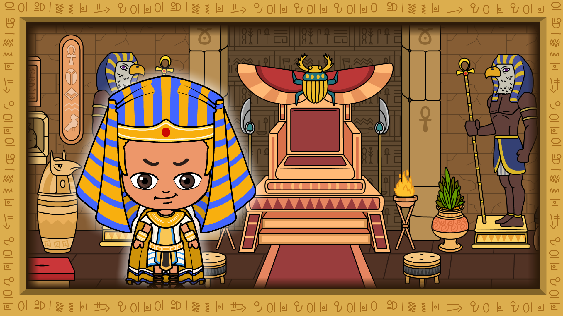 اسکرین شات 1 بازی Tizi Town: Ancient Egypt Games