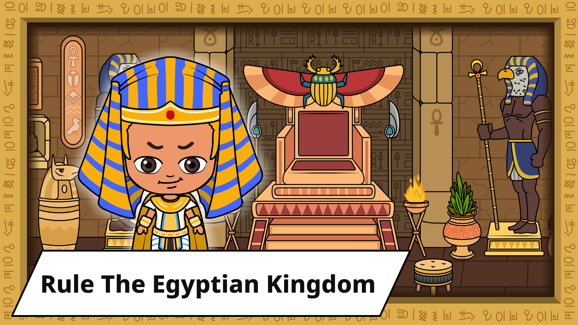 اسکرین شات 1 بازی Ancient Egypt Kids Games Town