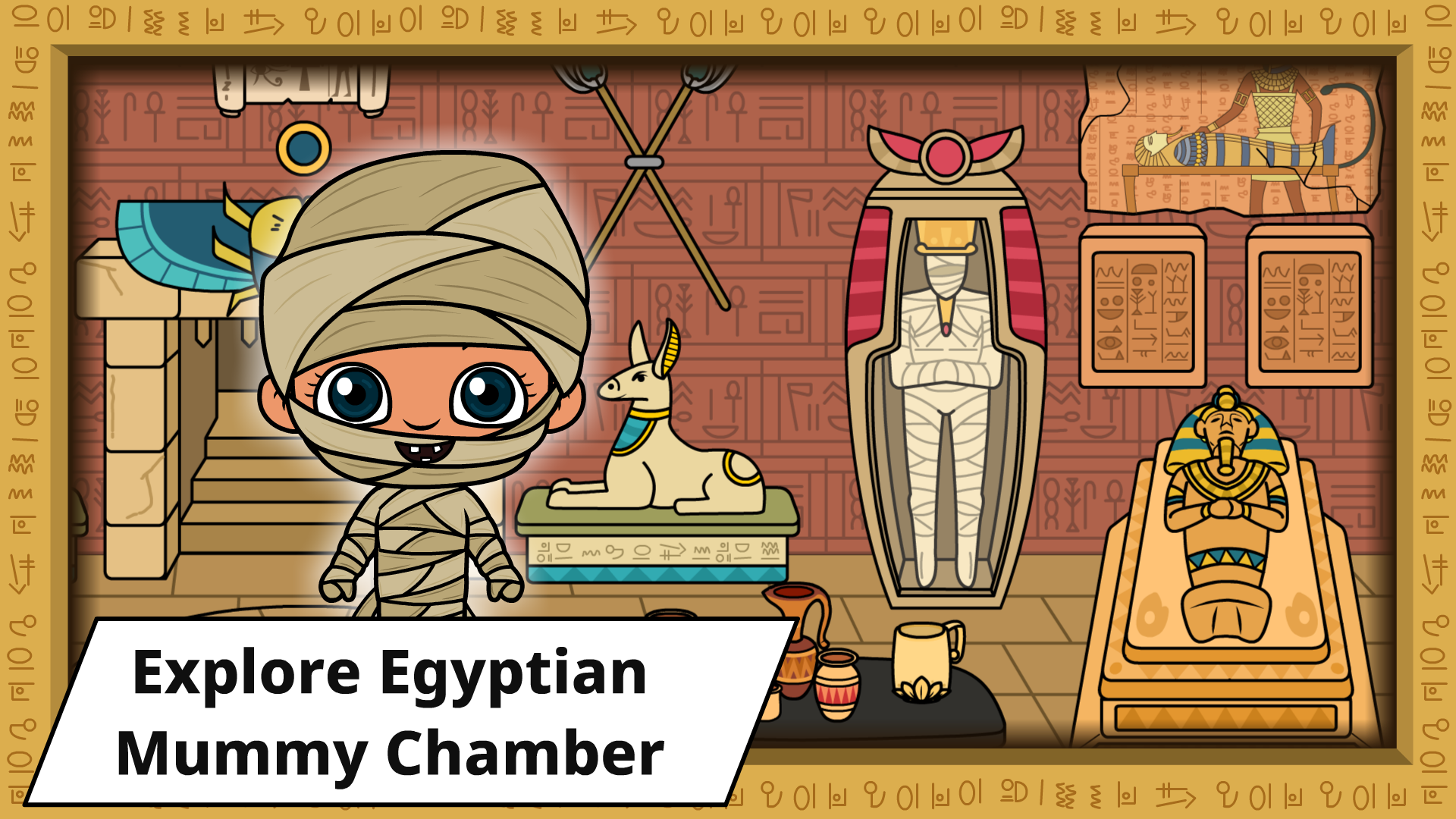 اسکرین شات 2 بازی Ancient Egypt Kids Games Town