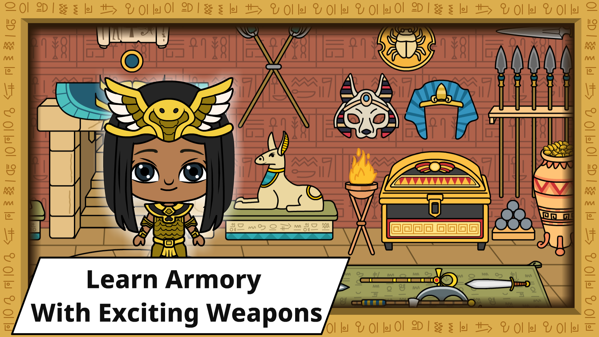 اسکرین شات 6 بازی Ancient Egypt Kids Games Town