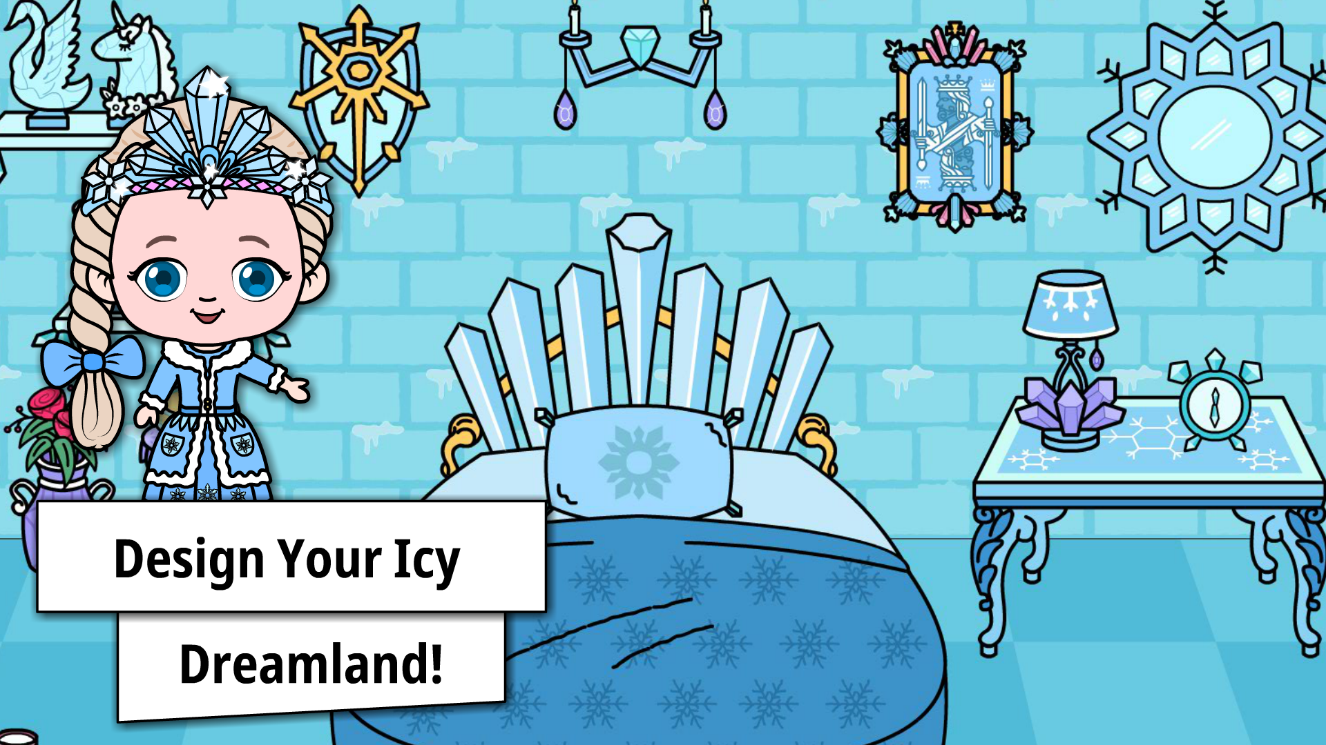 اسکرین شات 1 بازی Tizi Town: Ice Princess Castle