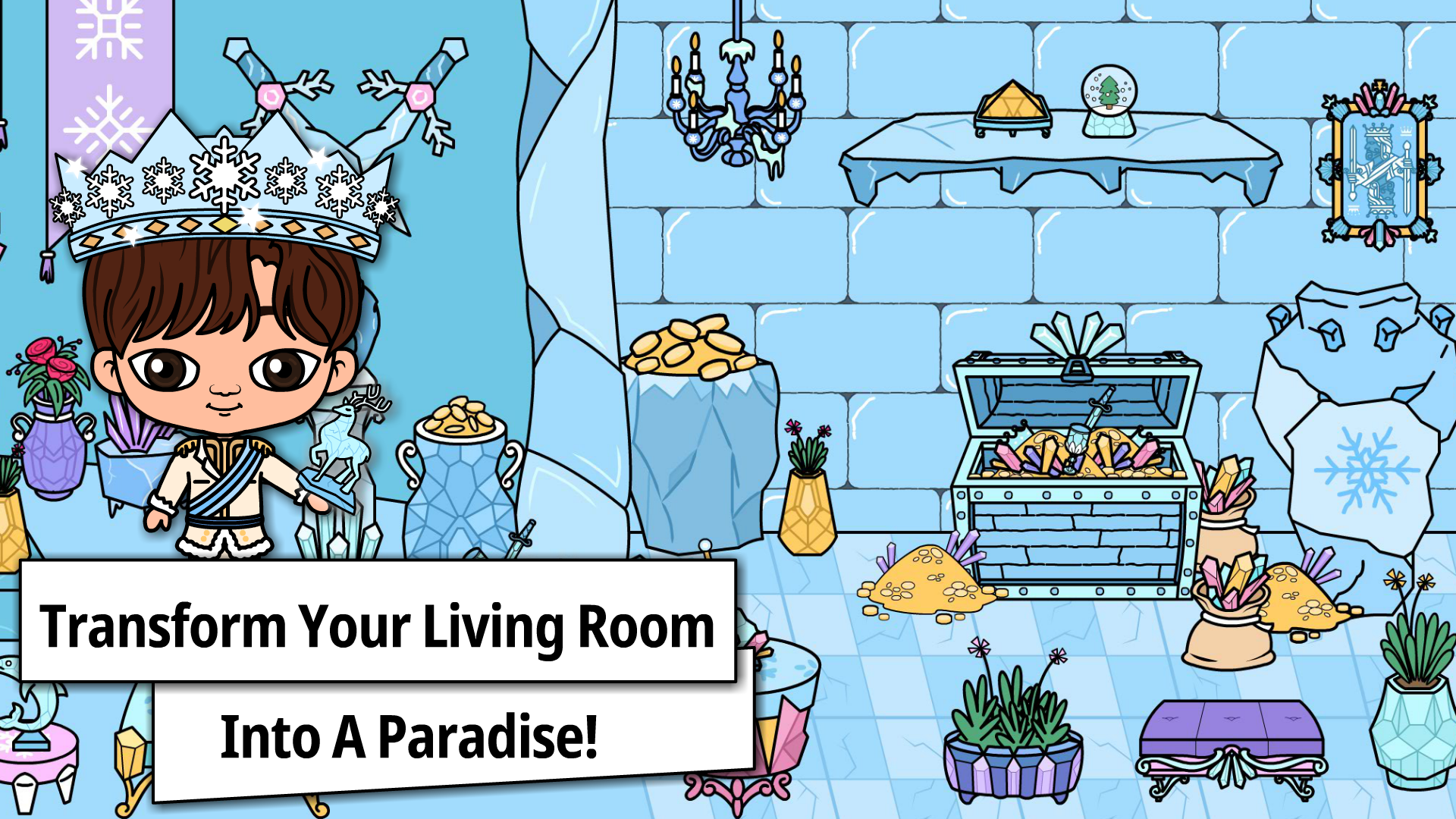 اسکرین شات 3 بازی Tizi Town: Ice Princess Castle