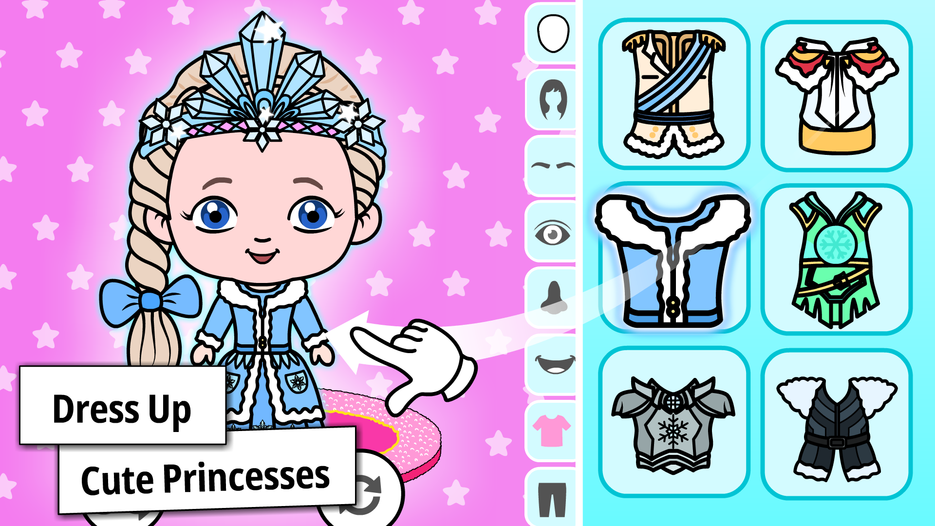 اسکرین شات 7 بازی Tizi Town: Ice Princess Castle