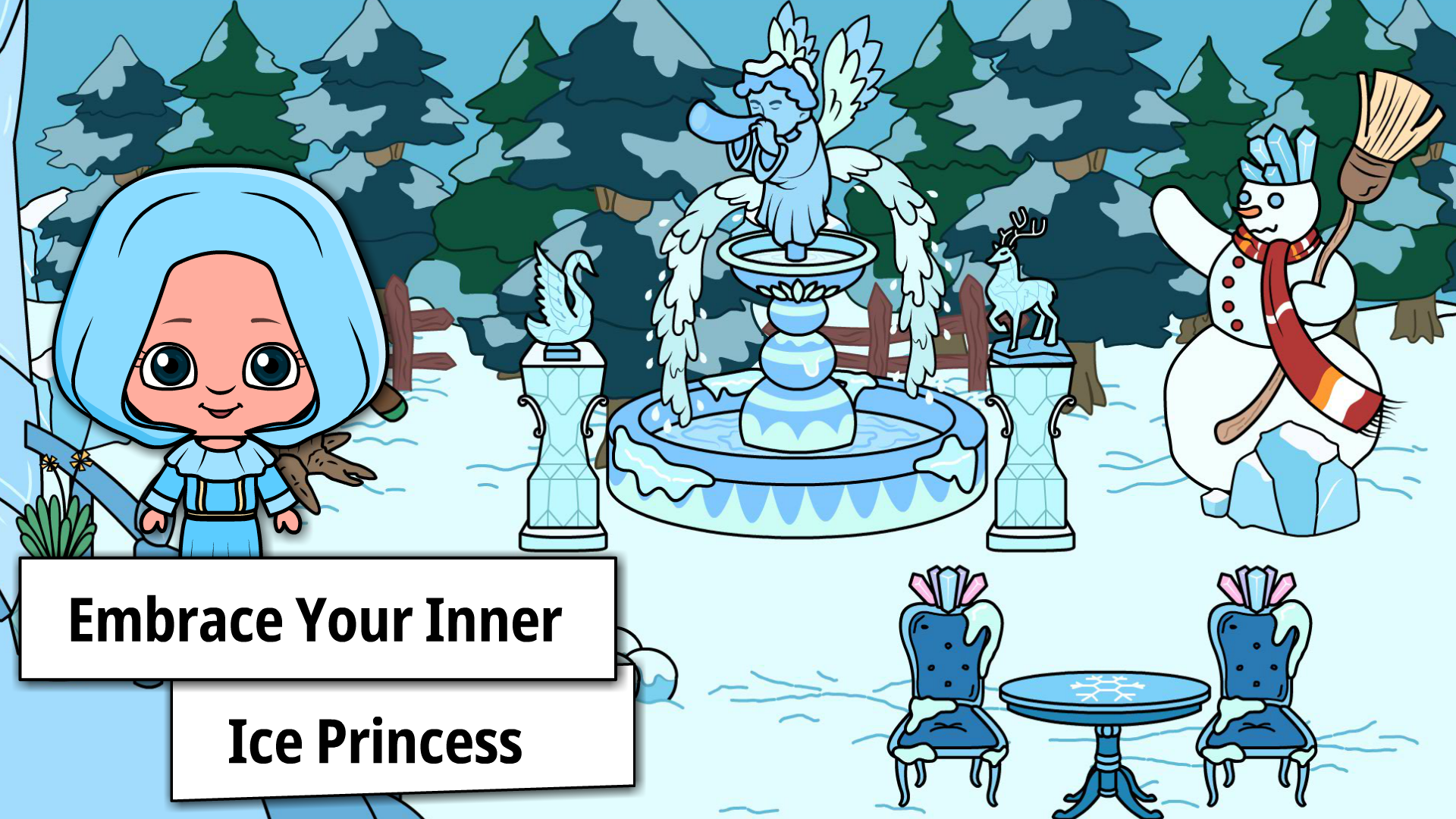 اسکرین شات 6 بازی Tizi Town: Ice Princess Castle