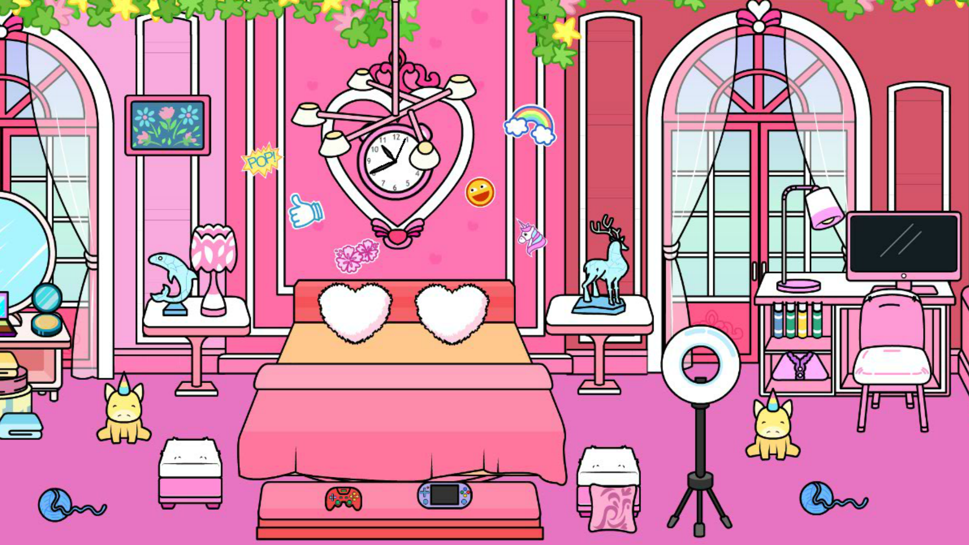 اسکرین شات 2 بازی Tizi Town - Pink Home Decor