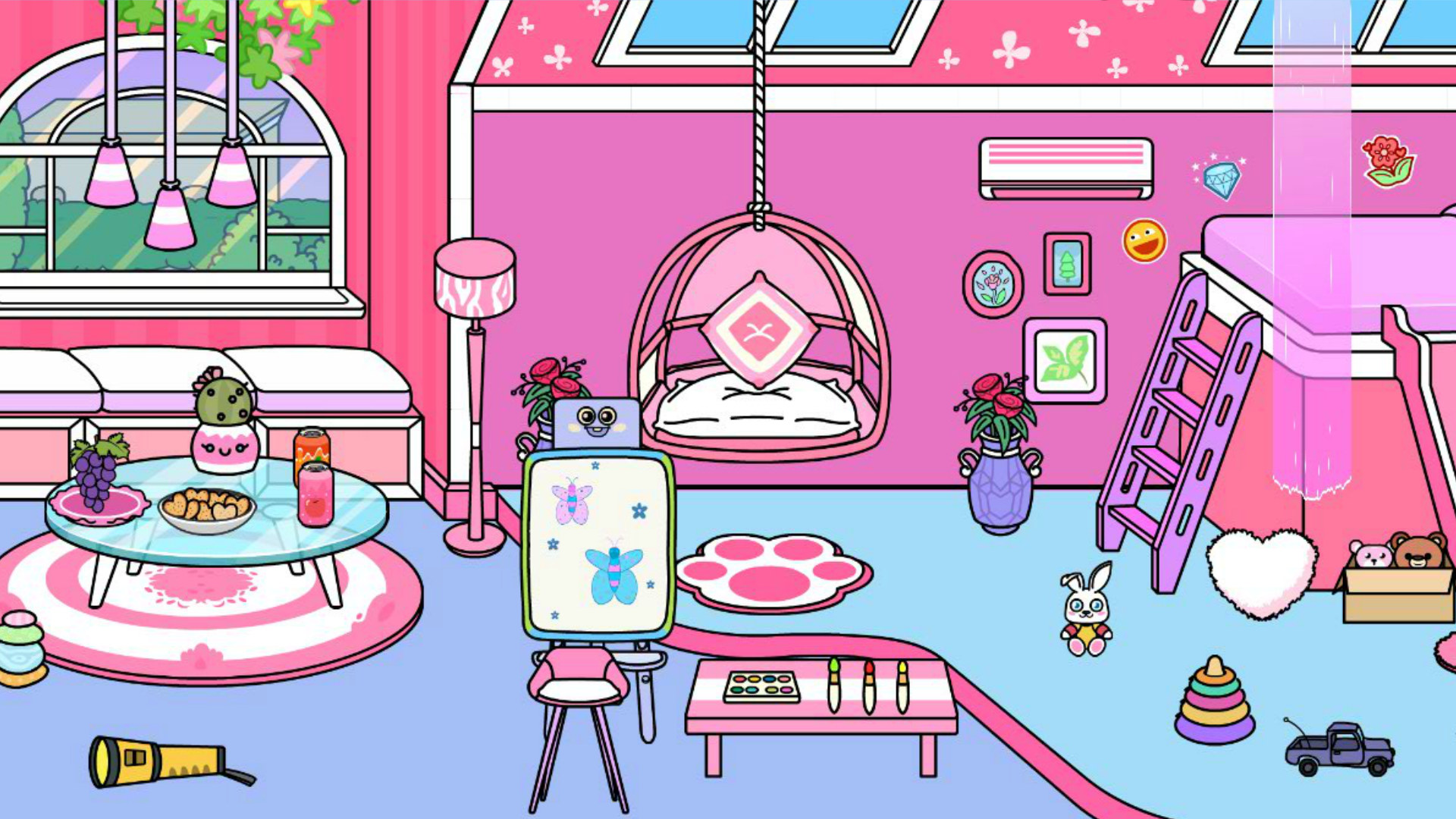اسکرین شات 1 بازی Tizi Town - Pink Home Decor