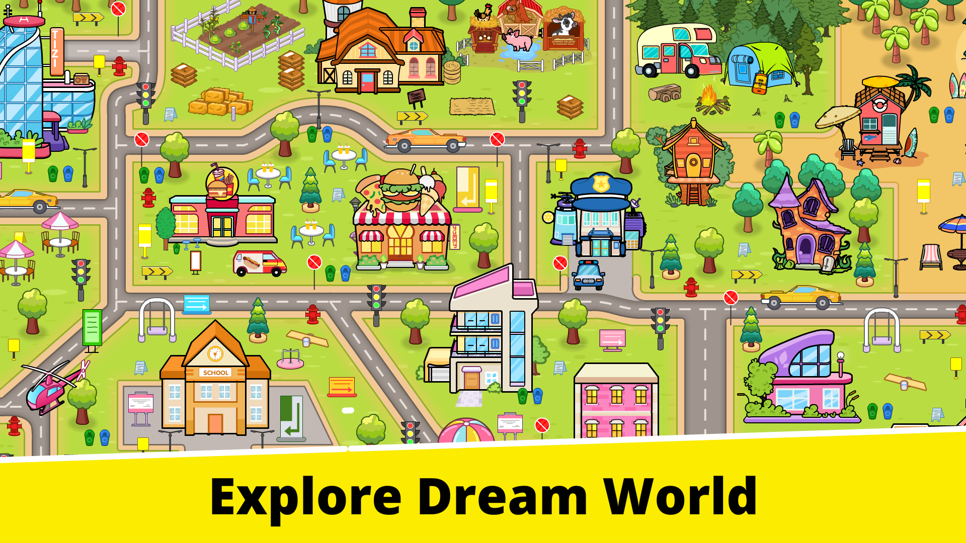 اسکرین شات 1 بازی Tizi World Dream Avatar House