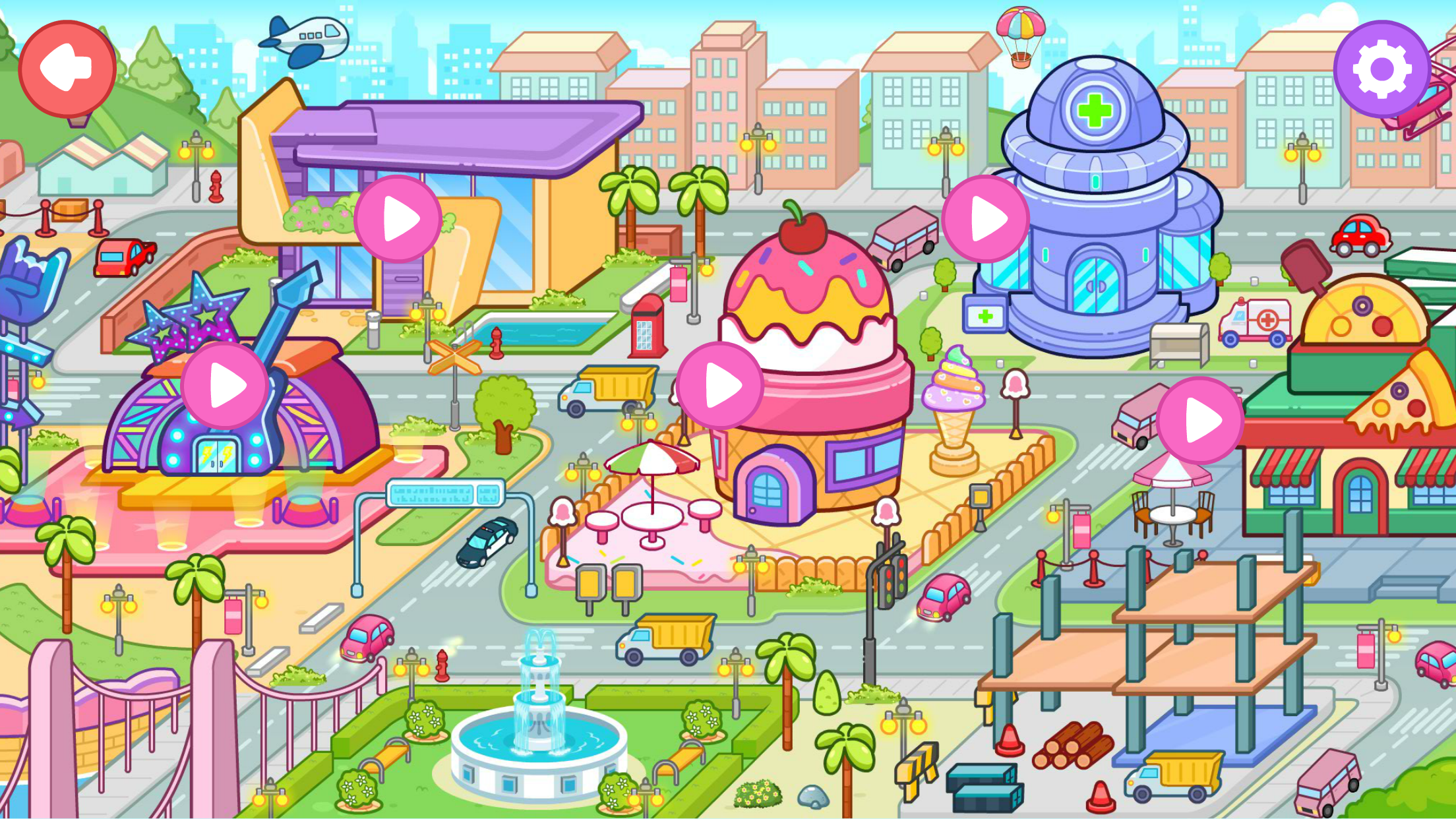 اسکرین شات 6 بازی Tizi Friends: Dream World Life