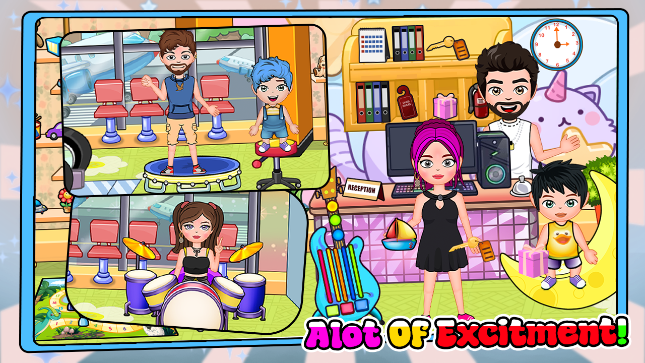 اسکرین شات 5 بازی Family Town : Airport Explorer