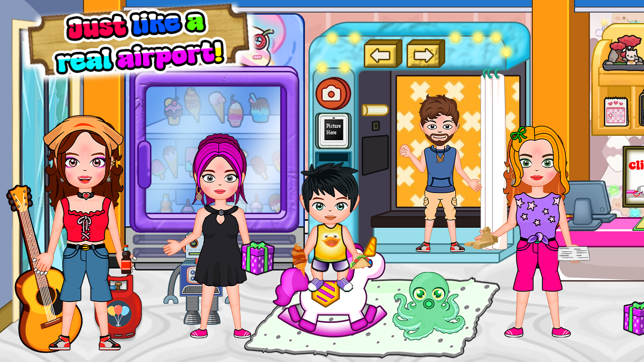 اسکرین شات 2 بازی Family Town : Airport Explorer