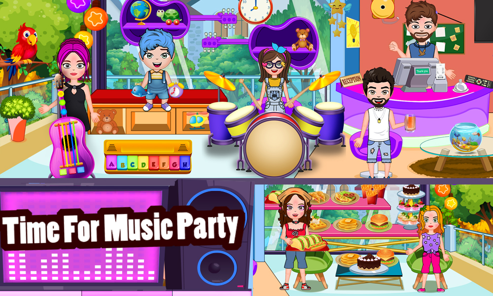 اسکرین شات 4 بازی My Family Town : Mansion City