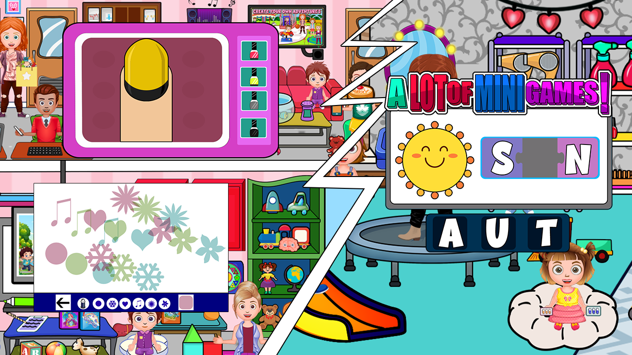 اسکرین شات 8 بازی My Family Town Let's Play Fun