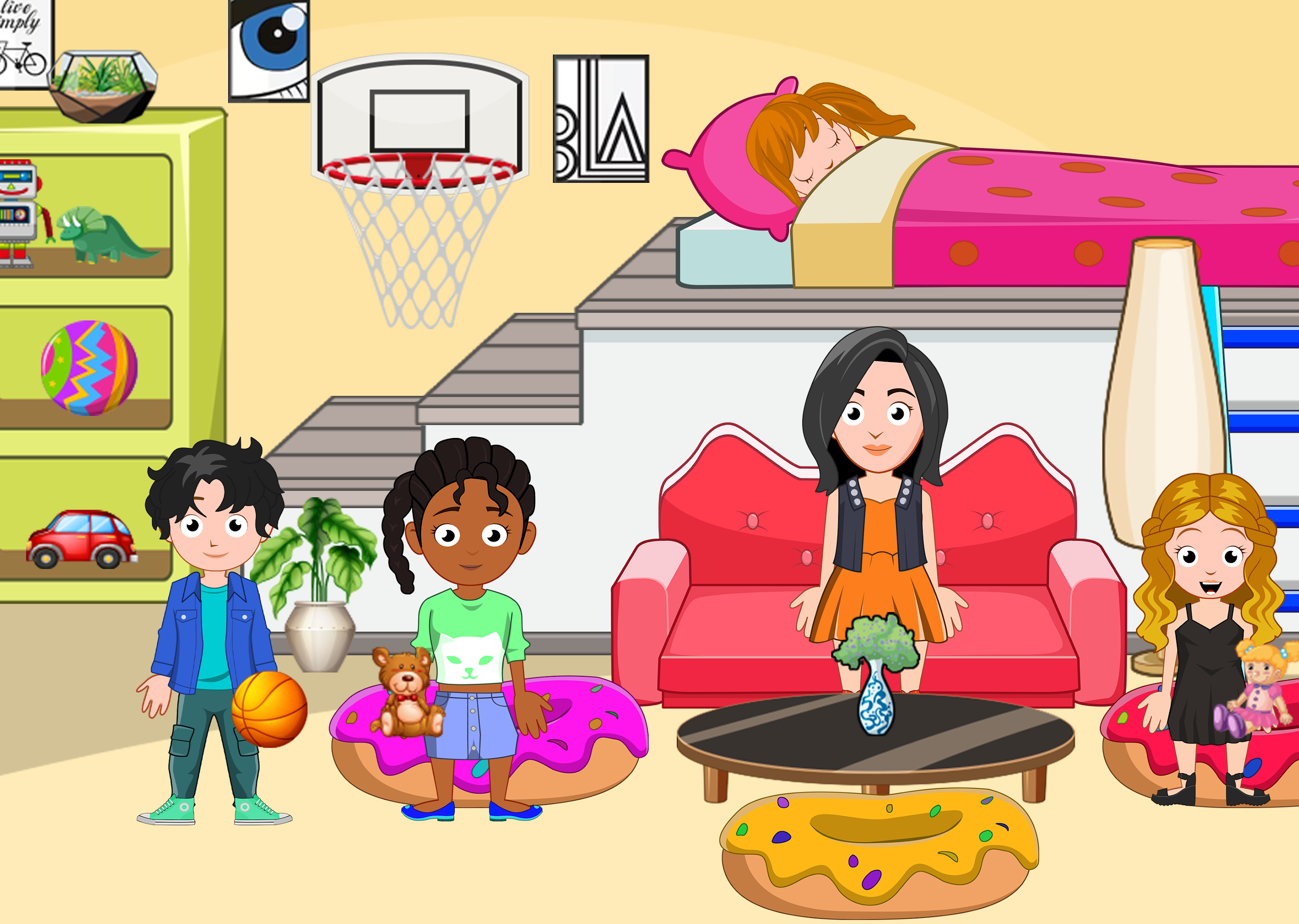 اسکرین شات 2 بازی My Home Life : Mega World Fun