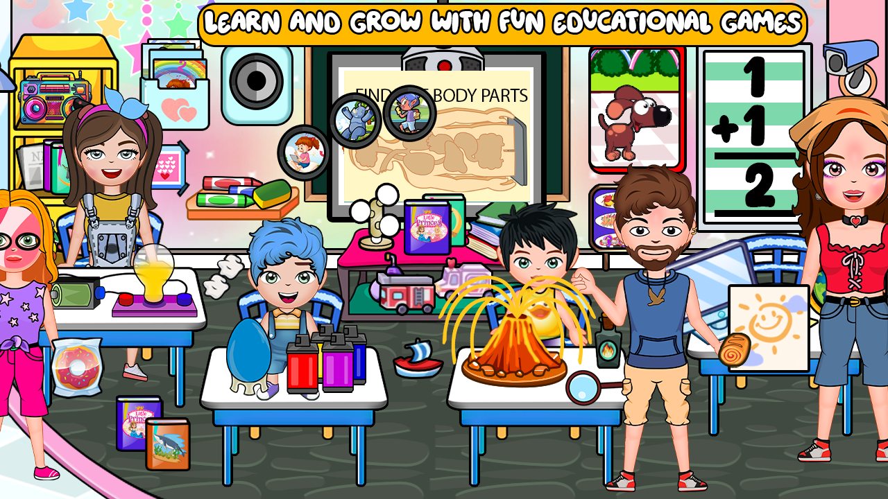 اسکرین شات 2 بازی My Family Town : School Life