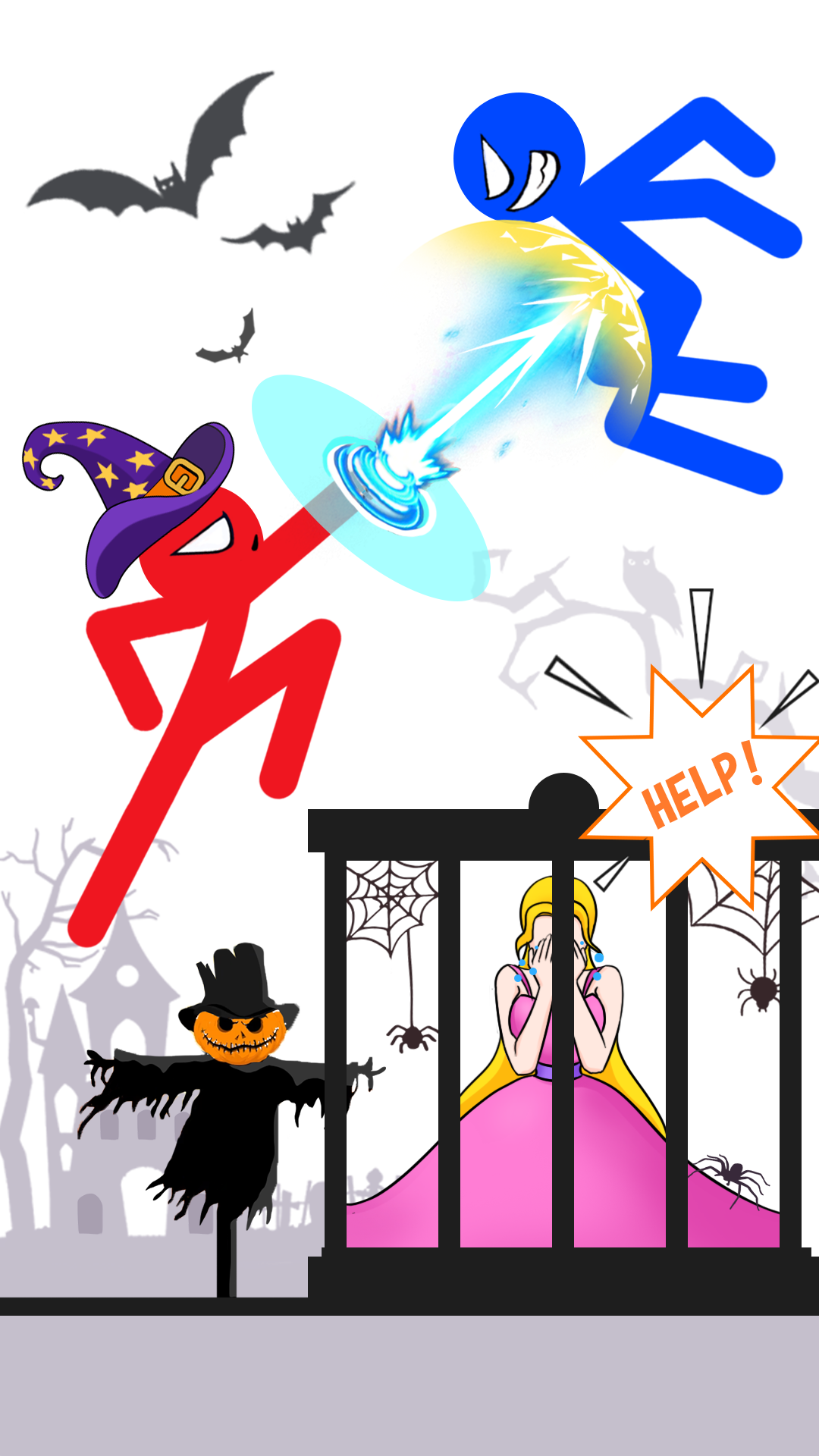 اسکرین شات 1 بازی Stick Hero: Infinity Battle