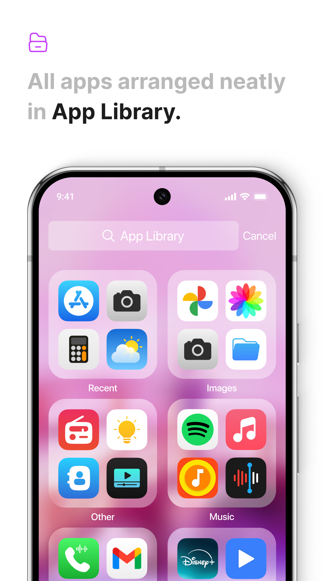 اسکرین شات 5 برنامه Launcher iOS 26