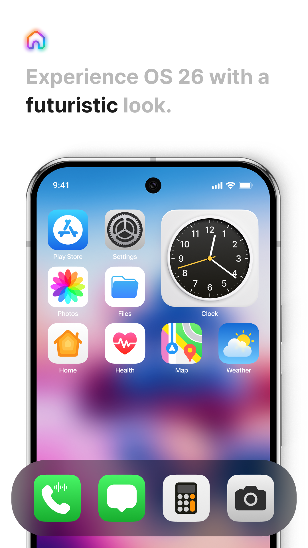 اسکرین شات 1 برنامه Launcher iOS 26