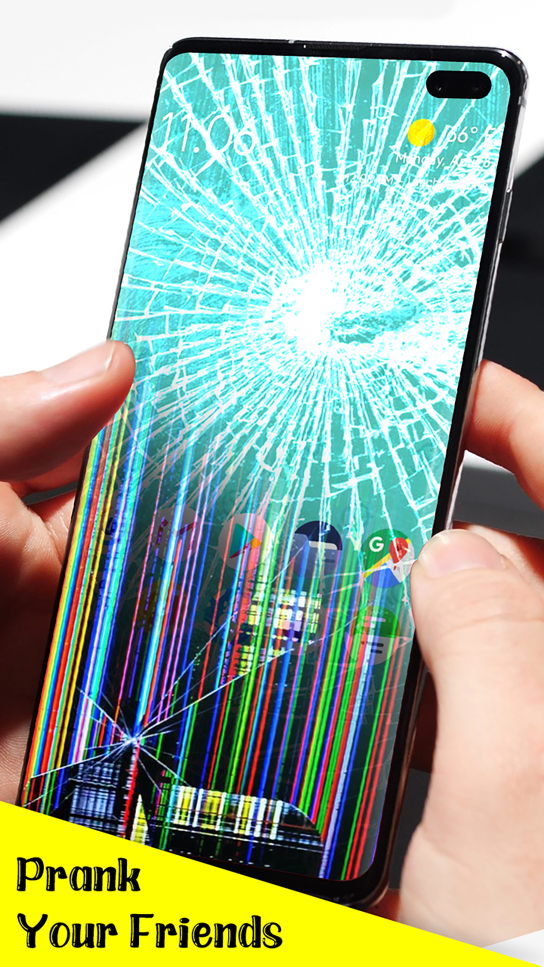 اسکرین شات 2 برنامه Broken Screen Prank-Fake Crack