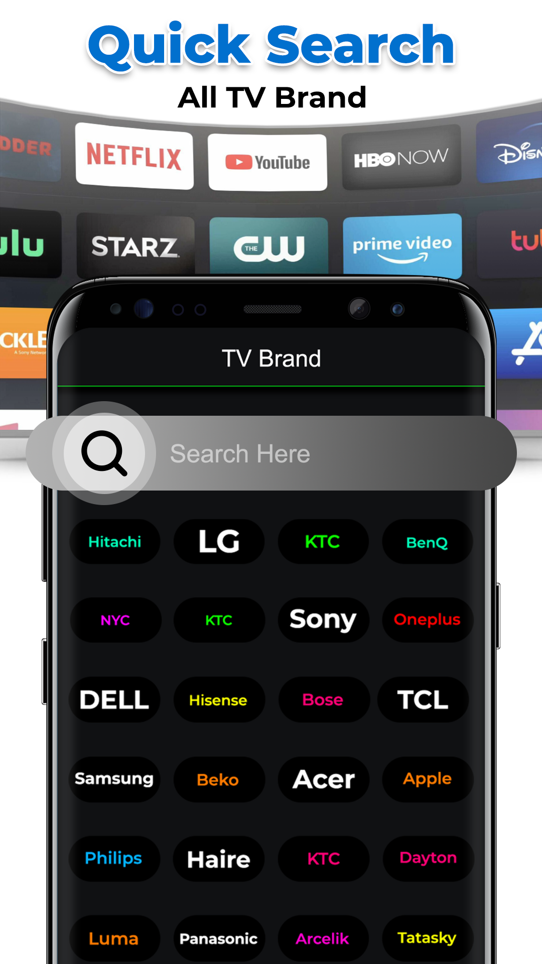 اسکرین شات 2 برنامه Universal Smart Tv Remote Ctrl