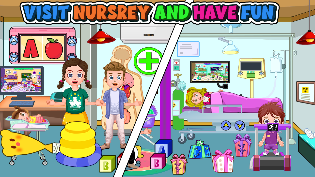 اسکرین شات 3 بازی My Family Town : My Hospital