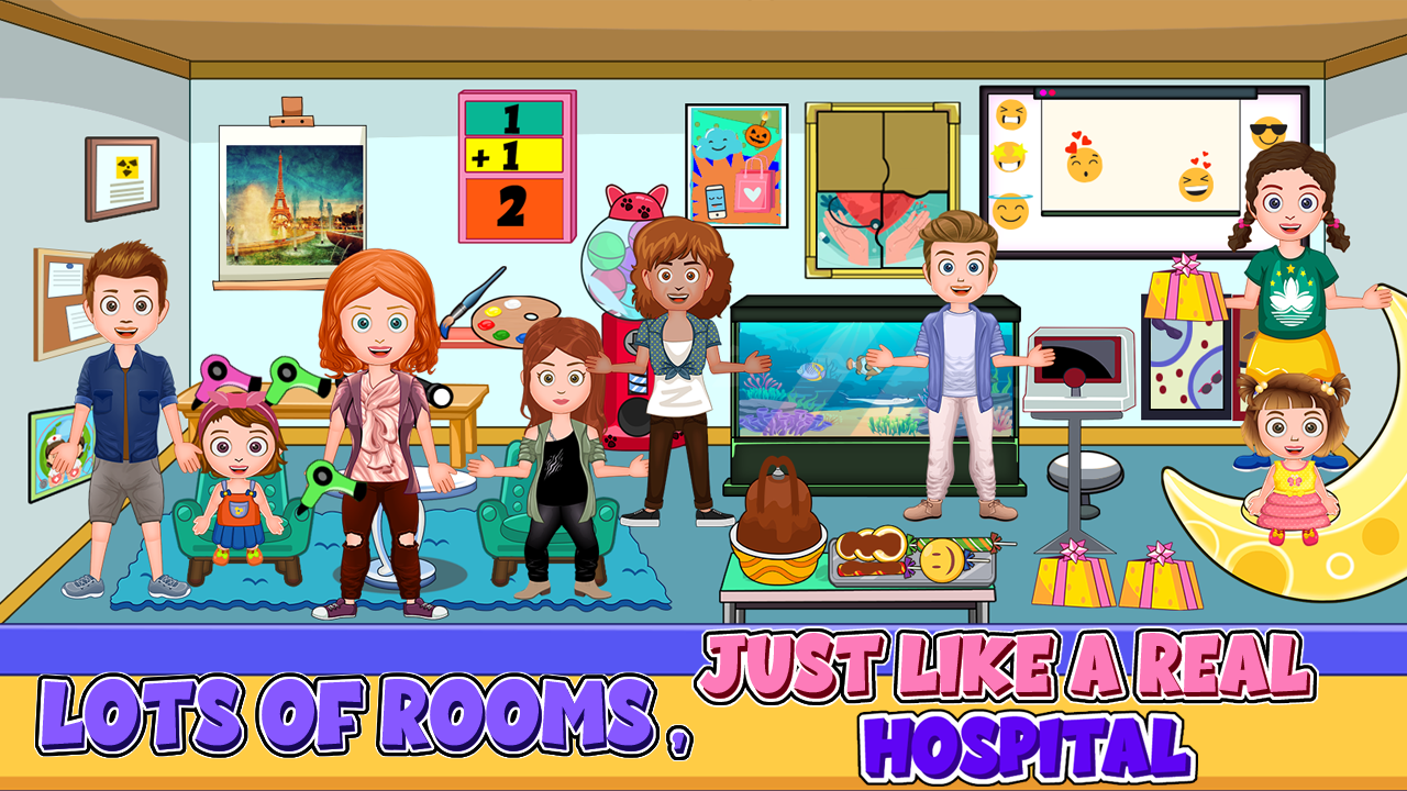 اسکرین شات 8 بازی My Family Town : My Hospital