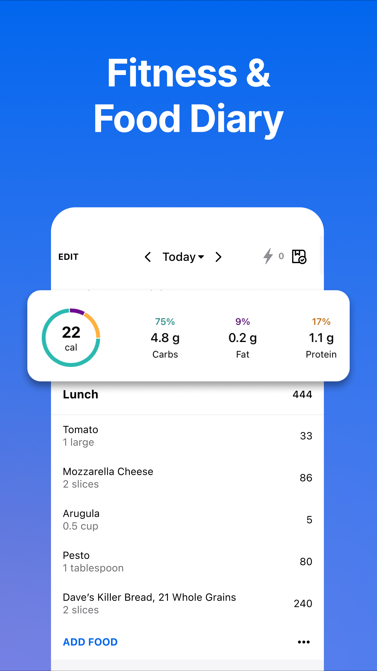 اسکرین شات 5 برنامه MyFitnessPal: Calorie Counter