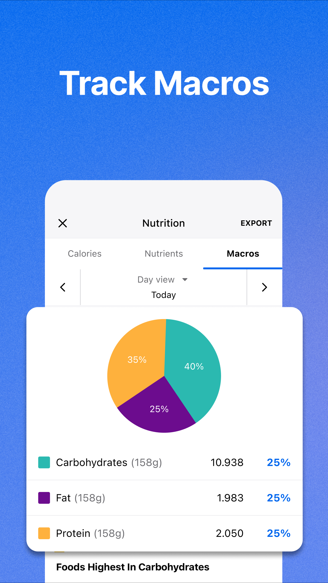 اسکرین شات 6 برنامه MyFitnessPal: Calorie Counter