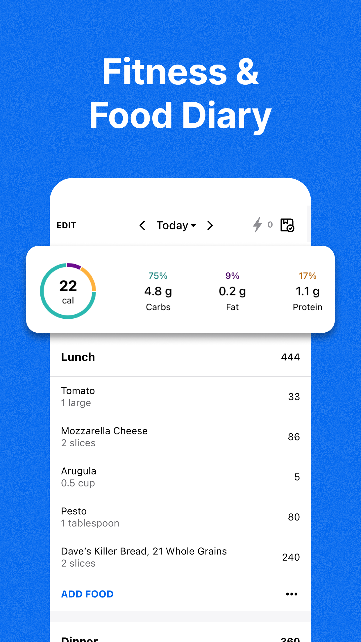 اسکرین شات 5 برنامه MyFitnessPal: Food & Fitness